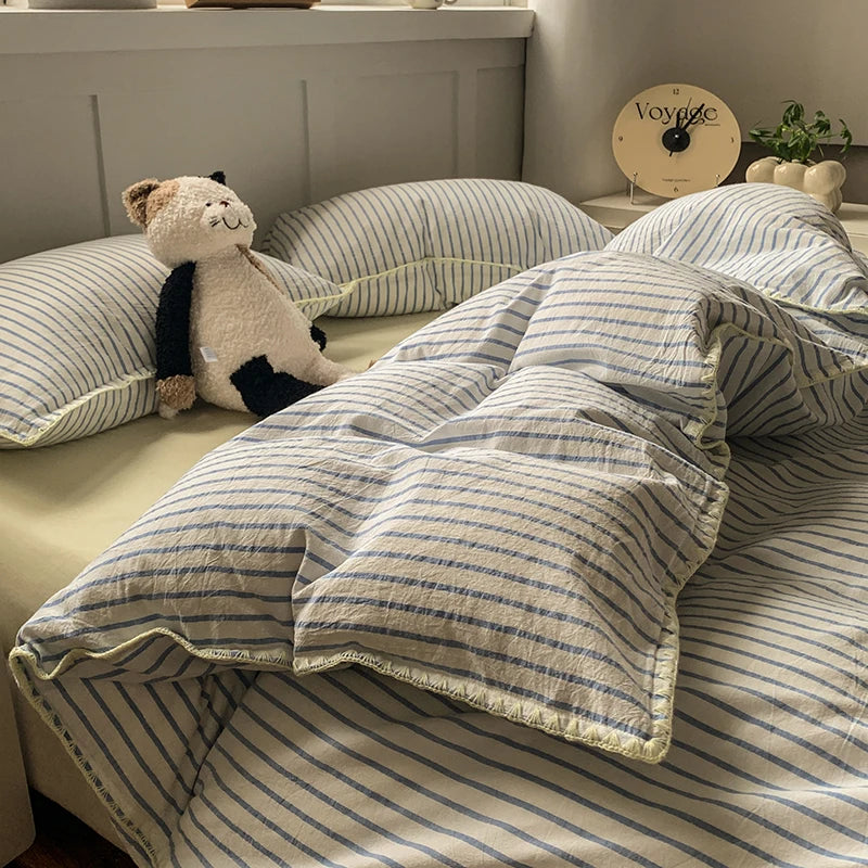 Classic Stripe Bedding Collection - WhisperLinens
