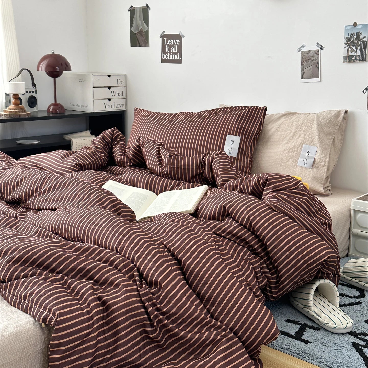 Minimalist Stripe Bedding Collection - WhisperLinens