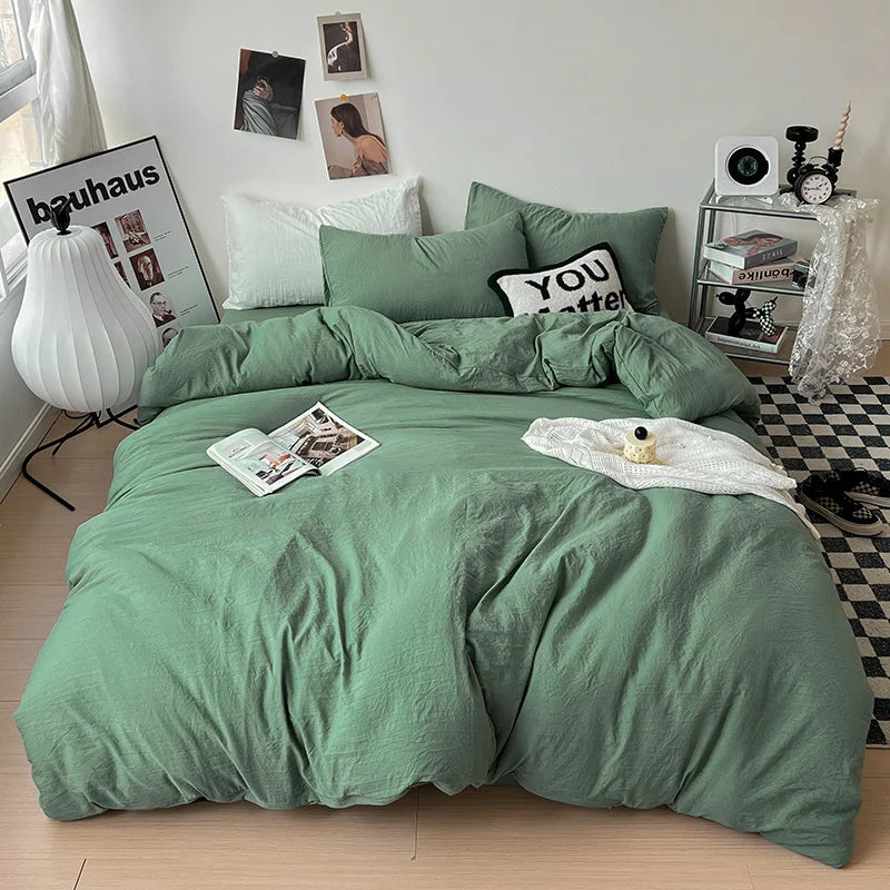 Washed Solid Bedding Collection