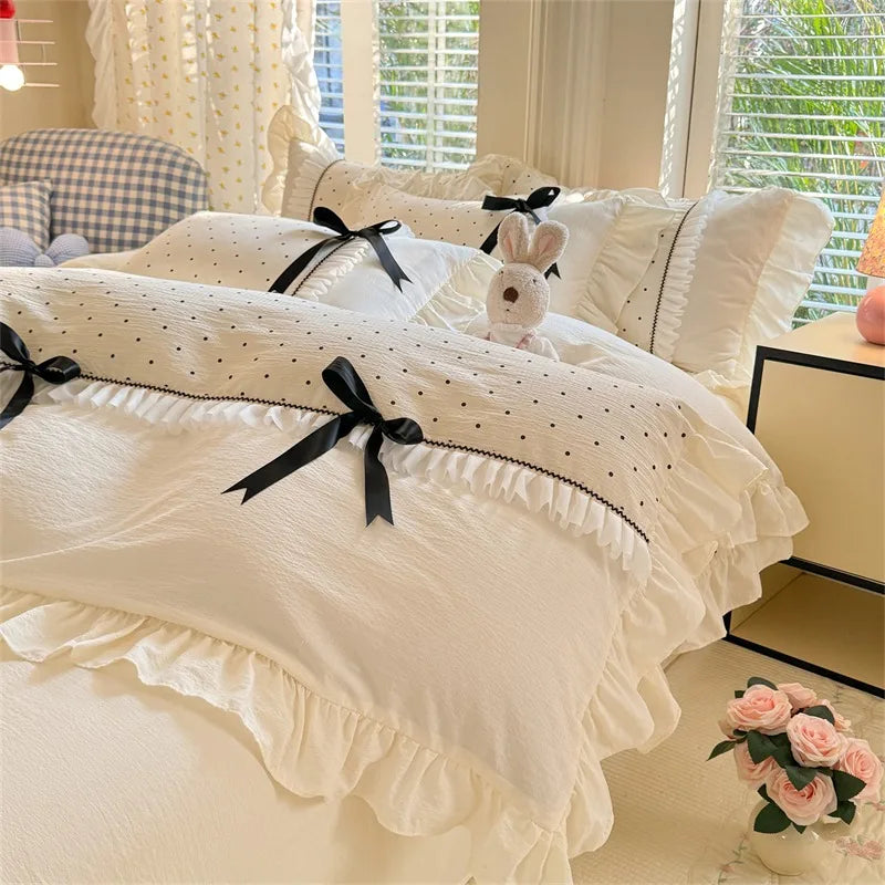 Sweet Bow Ruffle Bedding Collection