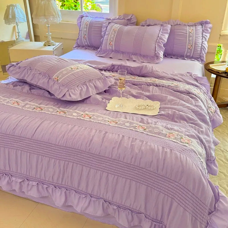 Romantic Ruffle Bedding Set