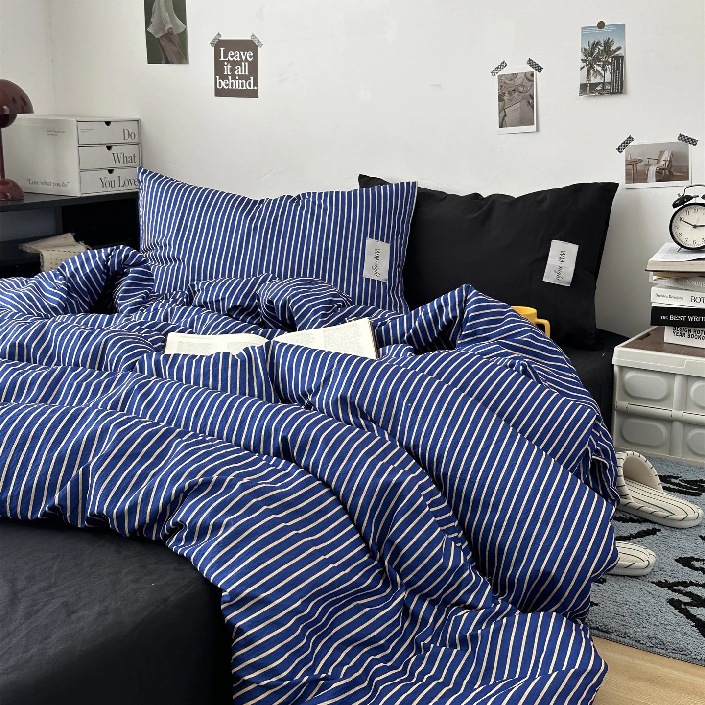 Minimalist Stripe Bedding Collection - WhisperLinens