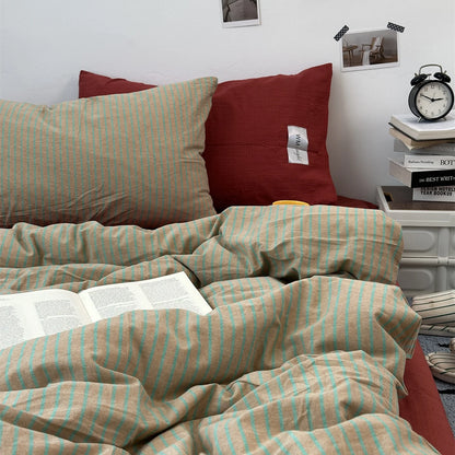 Minimalist Stripe Bedding Collection - WhisperLinens
