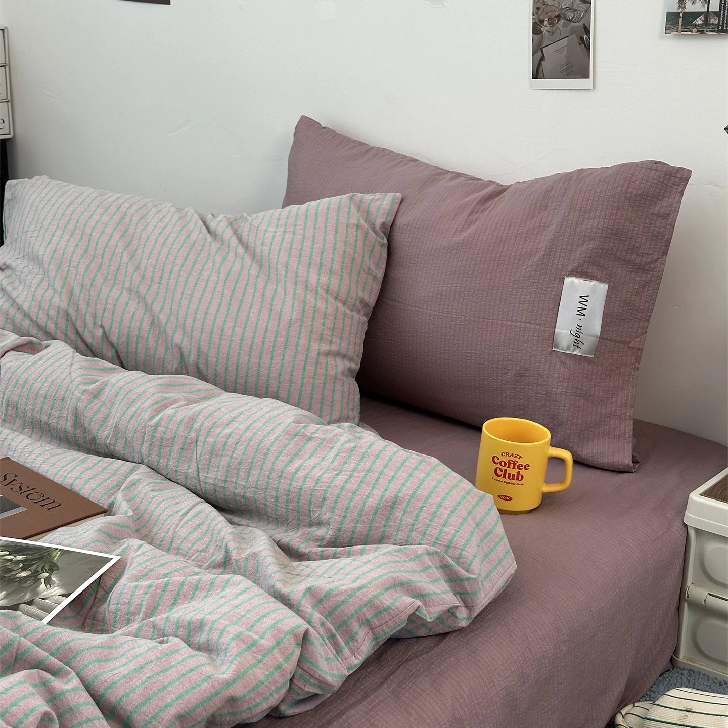 Minimalist Stripe Bedding Collection - WhisperLinens