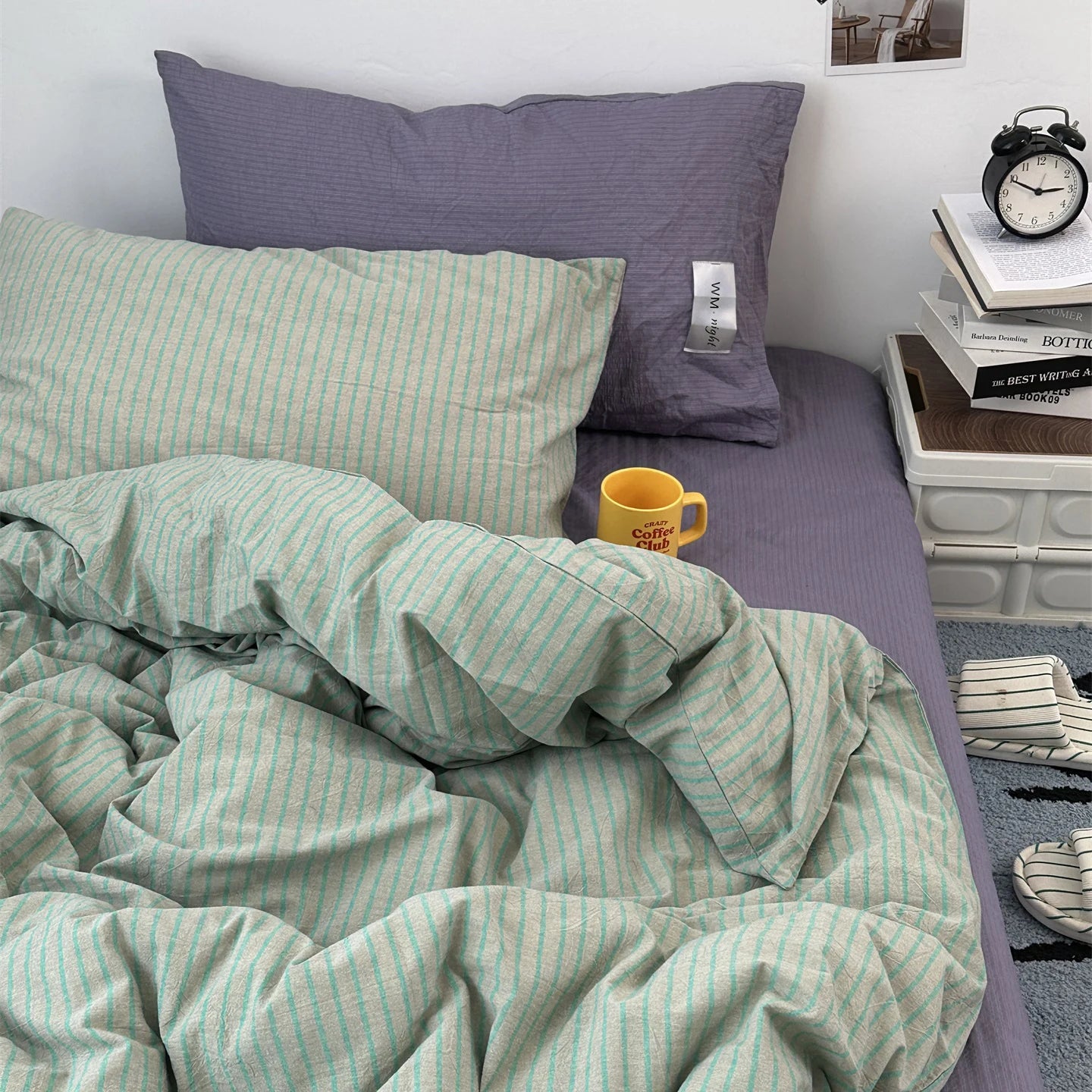 Minimalist Stripe Bedding Collection - WhisperLinens