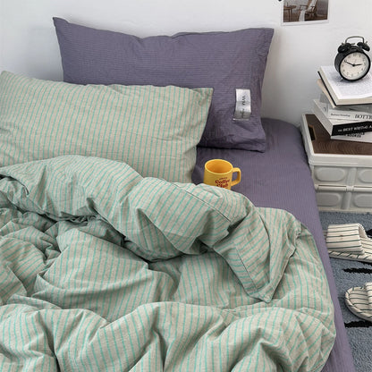 Minimalist Stripe Bedding Collection - WhisperLinens