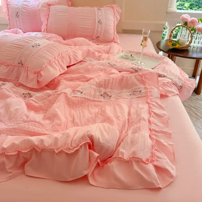 Romantic Ruffle Bedding Set