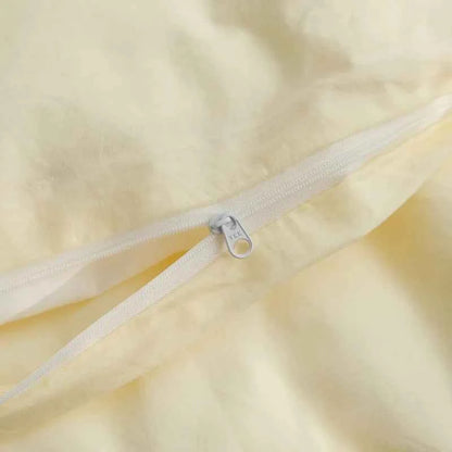 Washed Cotton Solid Bedding Set