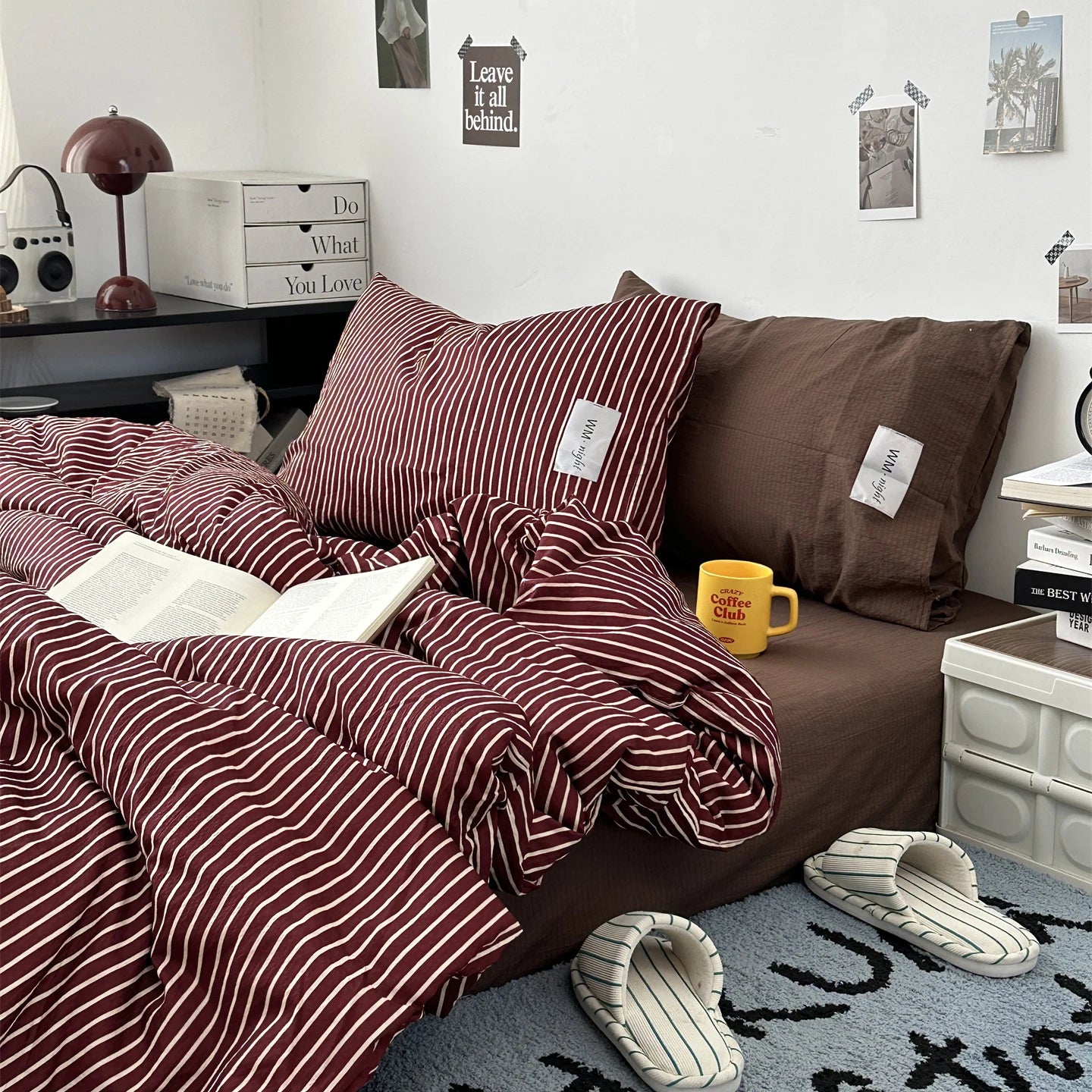 Minimalist Stripe Bedding Collection - WhisperLinens