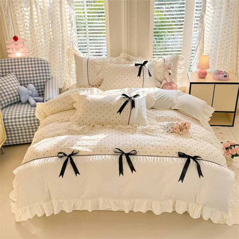 Sweet Bow Ruffle Bedding Collection