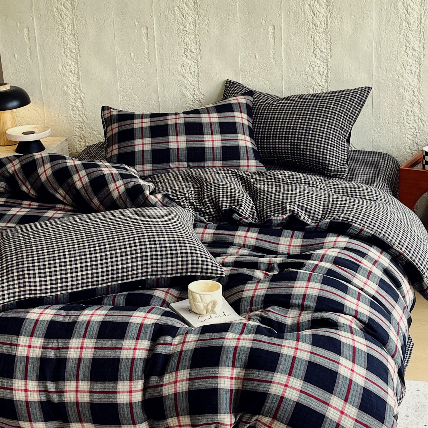 Heritage Plaid Cotton Bedding Set