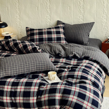 Heritage Plaid Cotton Bedding Set