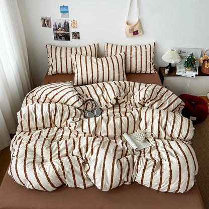 Relaxed Stripe Bedding Collection - WhisperLinens