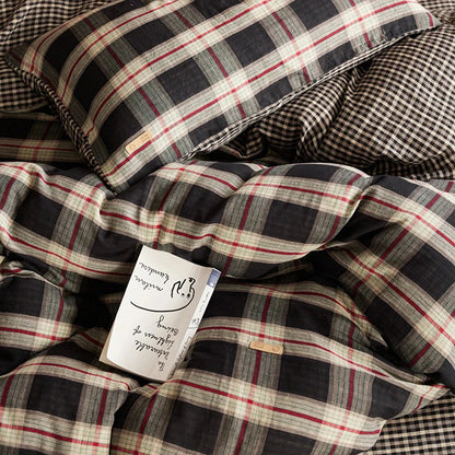 Heritage Plaid Cotton Bedding Set