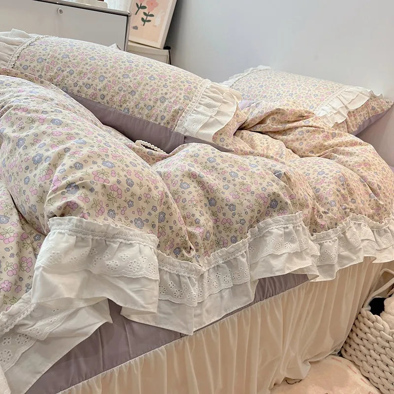 Pastel Floral Dreams Bedding Set