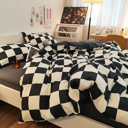 Checkerboard Bedding Collection - WhisperLinens
