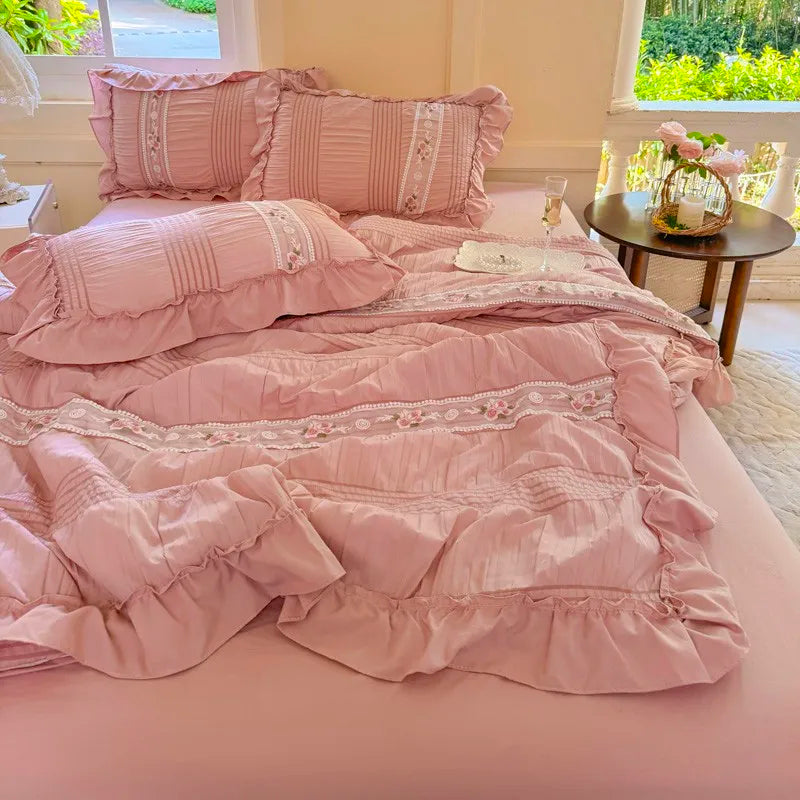 Romantic Ruffle Bedding Set