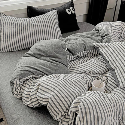 Serene Stripes Bedding Set