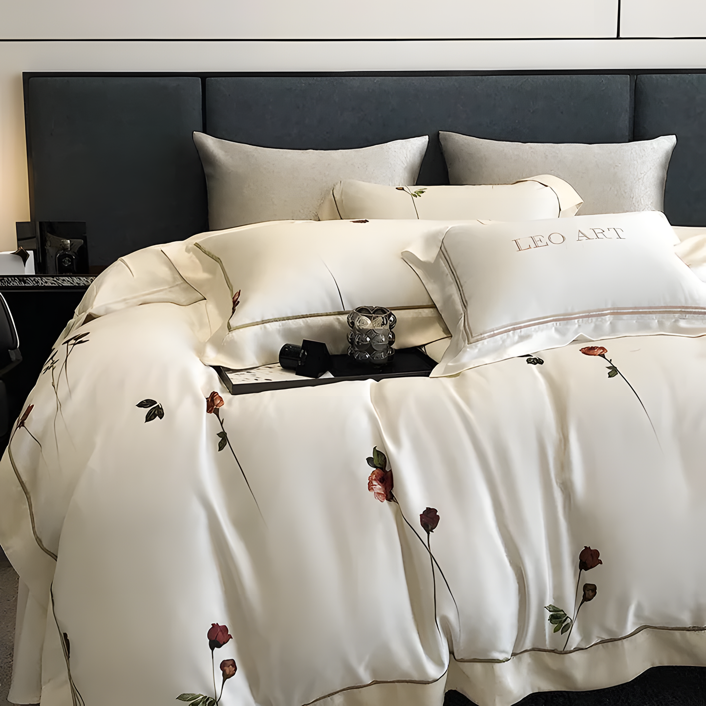 Elegant Rose Garden Bedding Set