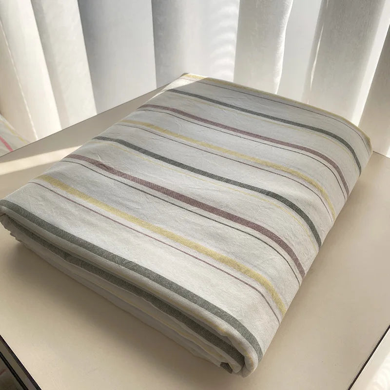 Heather Field Cotton Flat Sheet