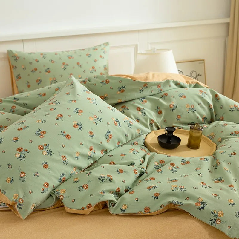 Mint Meadow Bedding Set