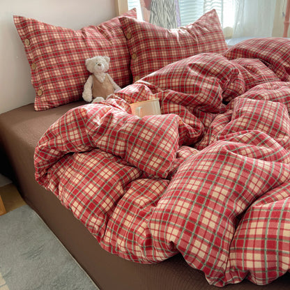 Checkered Bedding Collection - WhisperLinens