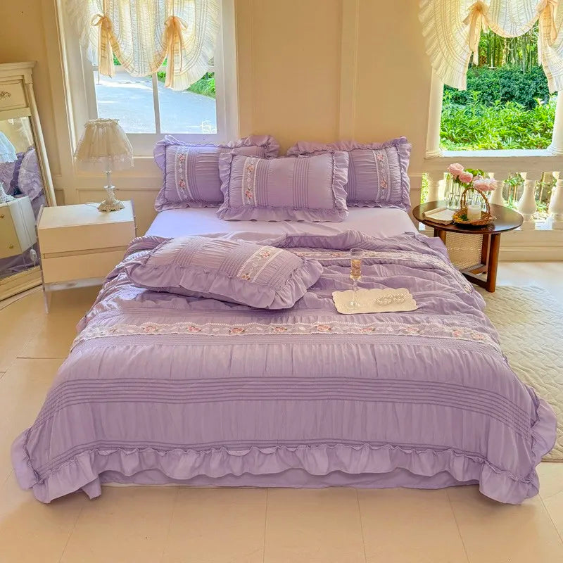 Romantic Ruffle Bedding Set