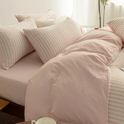 Seaside Seersucker Cotton Bedding Collection