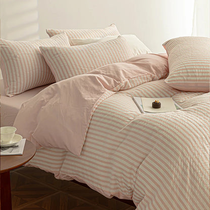 Seaside Seersucker Cotton Bedding Collection
