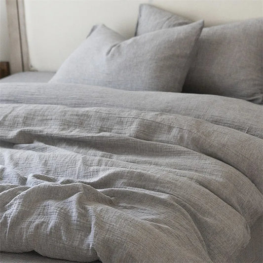 Rustic Comfort Bedding Set / Slate Gray