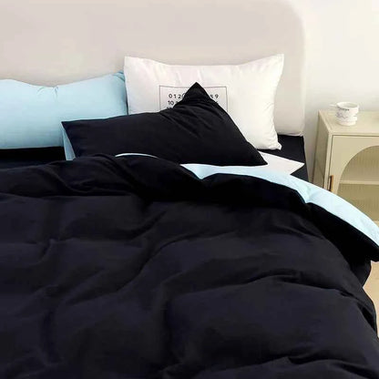 Washed Cotton Duvet Cover Bedding Set