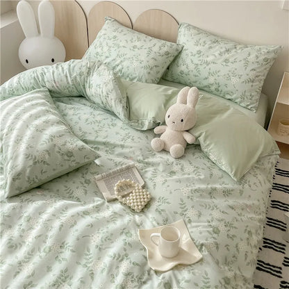 Serene Leaf Retreat Set / Soft Mint Green