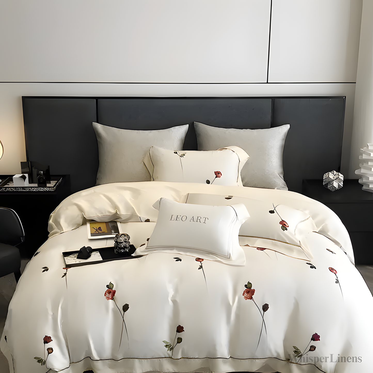 Elegant Rose Garden Bedding Set