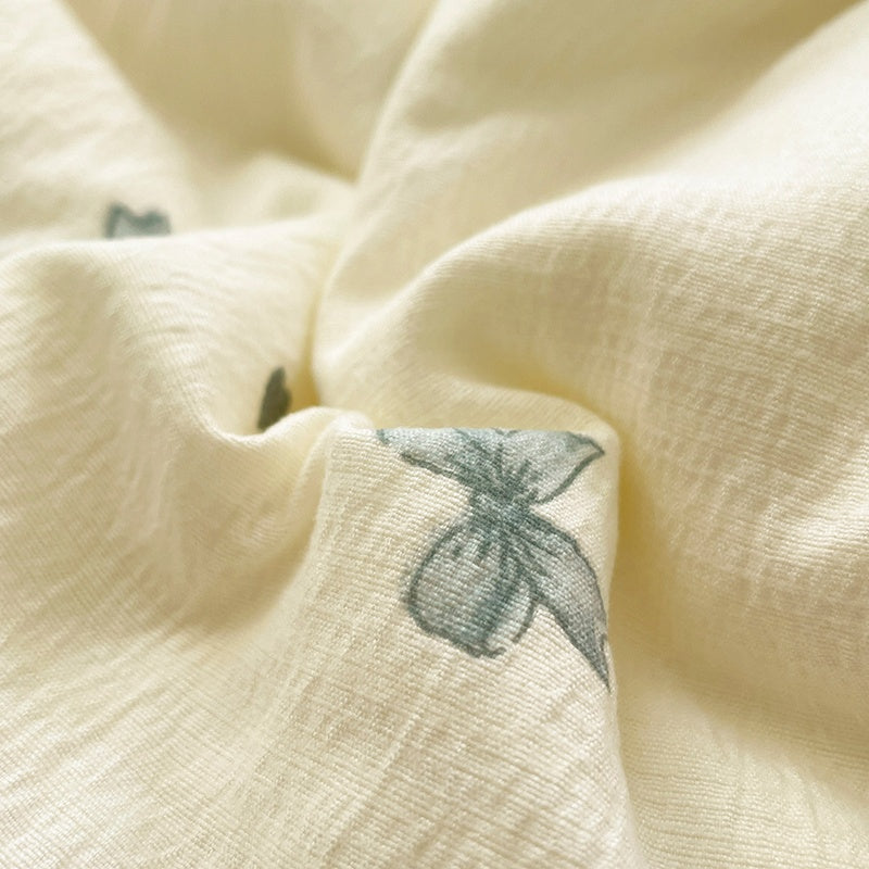 Soft Bow Print Bedding Set