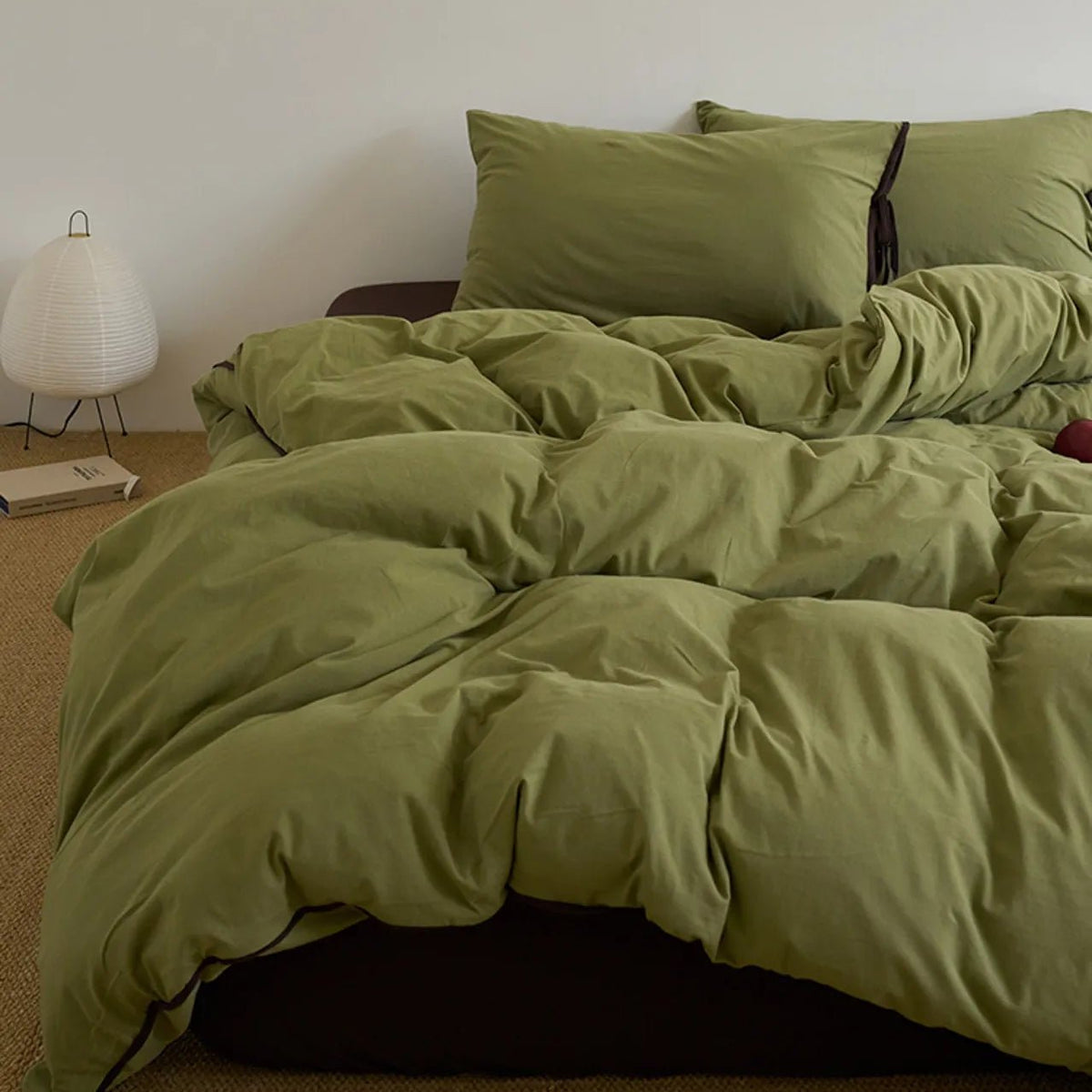 Adira Bow-Tie Jersey Cotton Bedding Set - WhisperLinens