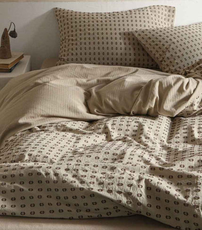 Amberlyn Polka Dot Cotton Bedding Set