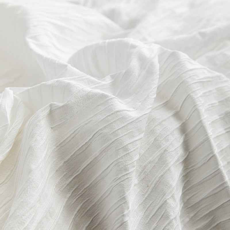 Ashwyn Crinkle Texture Cotton Bedding Set