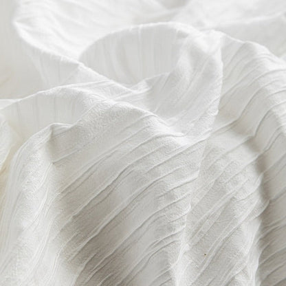 Ashwyn Crinkle Texture Cotton Bedding Set - WhisperLinens
