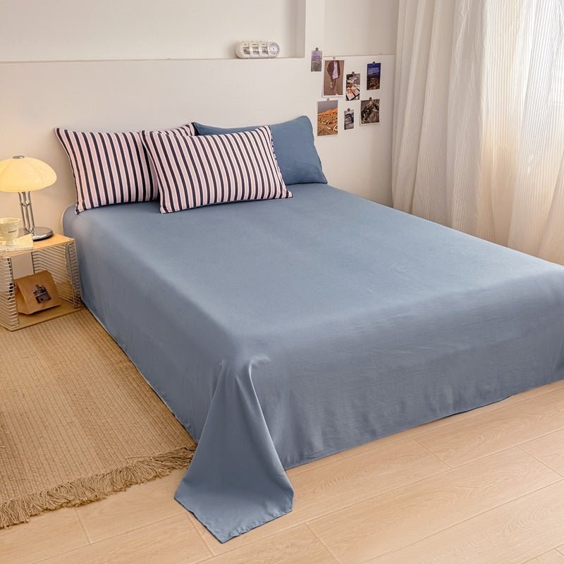 Boardwalk Stripe Bedding Collection - Navy Rose - WhisperLinens