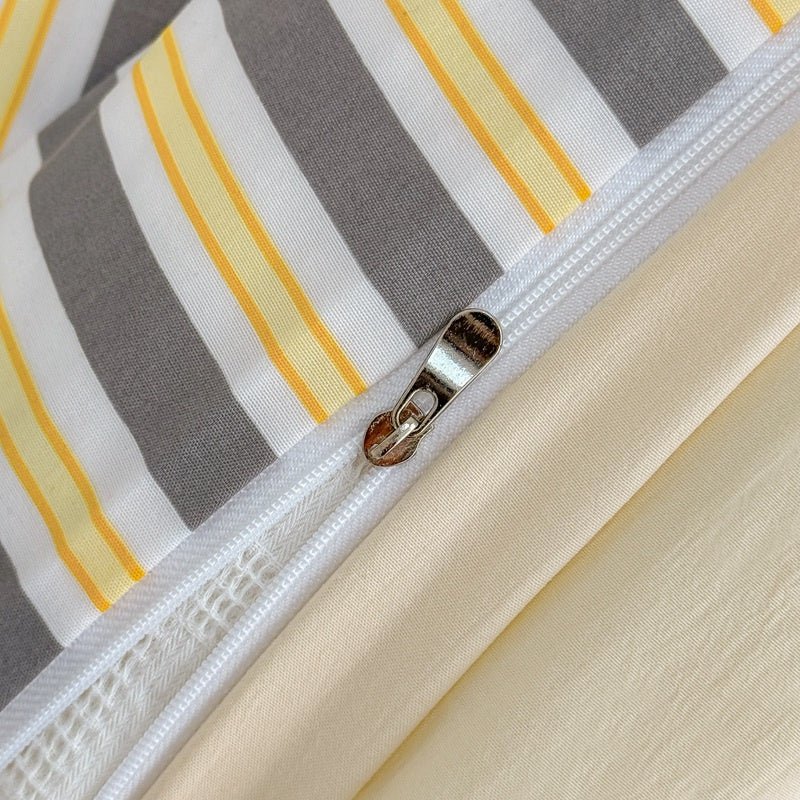 Boardwalk Stripe Bedding Collection - Harbor Cream - WhisperLinens