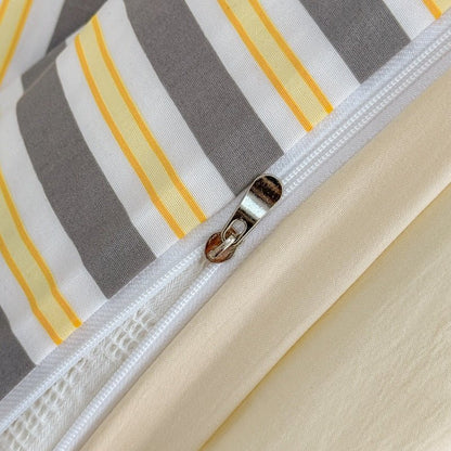 Boardwalk Stripe Bedding Collection - Harbor Cream - WhisperLinens