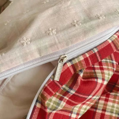 Cabin Lace Plaid Bedding Collection