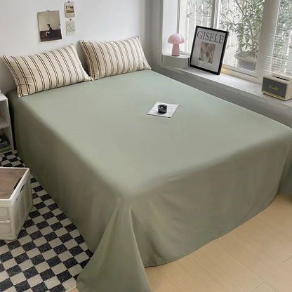 Cafe Stripe Cotton Bedding Set - WhisperLinens
