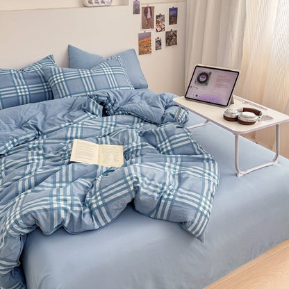 Campus Check Plaid Bedding Collection - WhisperLinens