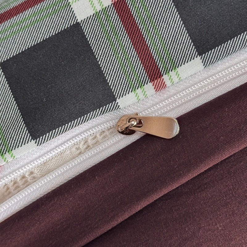 Campus Check Plaid Bedding Collection - WhisperLinens