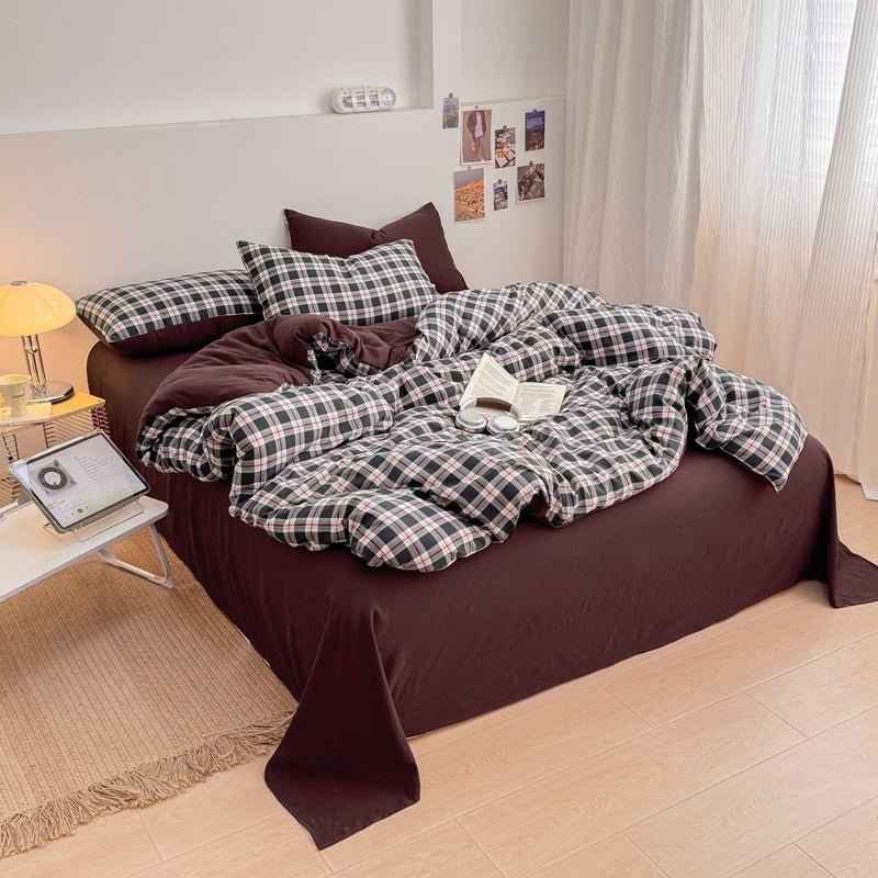 Campus Check Plaid Bedding Collection