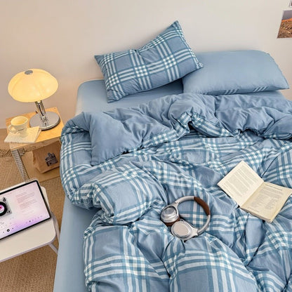 Campus Check Plaid Bedding Collection - WhisperLinens