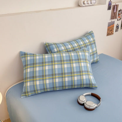 Campus Check Plaid Bedding Collection - WhisperLinens