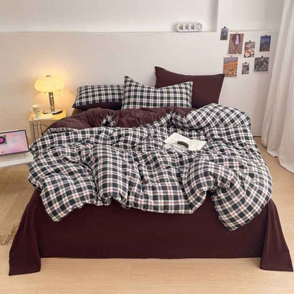 Campus Check Plaid Bedding Collection