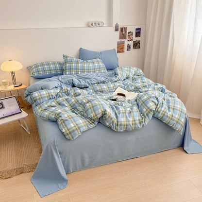 Campus Check Plaid Bedding Collection - WhisperLinens